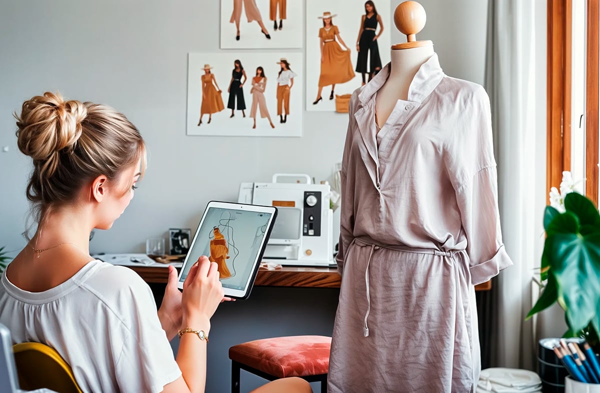 Our workflow for creating the garment