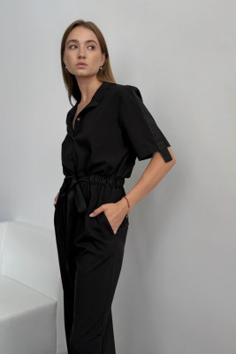 Jumpsuit AURORA, thin black HD-JU-10501-BL