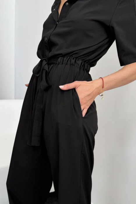 Jumpsuit AURORA, thin black HD-JU-10501-BL