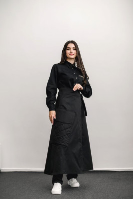 Apron CARNA, black HD-AP-10203-BL