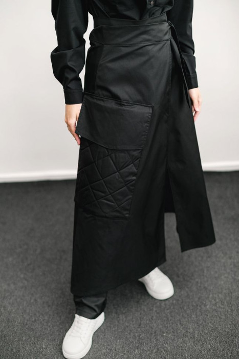 Apron CARNA, black HD-AP-10203-BL