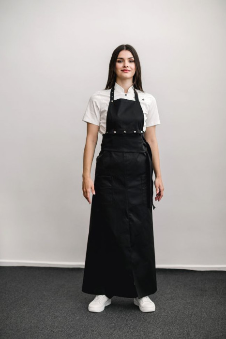 Apron SALUS, black HD-AP-10202-BL