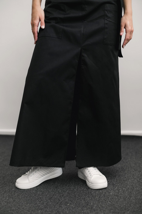 Apron FLORA, black HD-AP-10201-BL