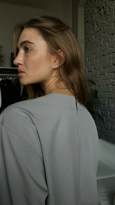 T-shirt FORTUNA gray HD-TS-10901-BL
