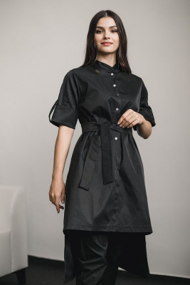 Shirt CONCORDIA dense black HD-SH-11001-BL