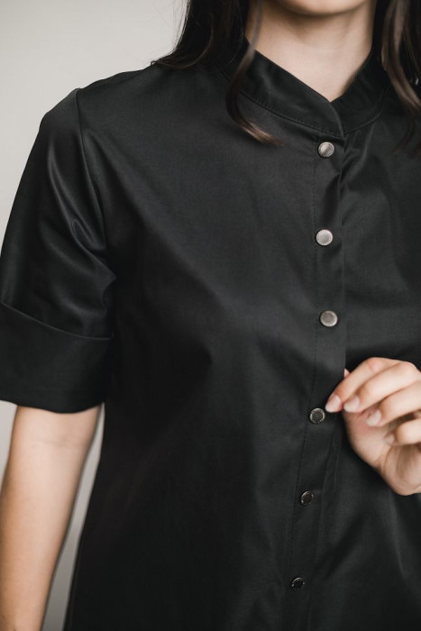Shirt CONCORDIA dense black HD-SH-11001-BL