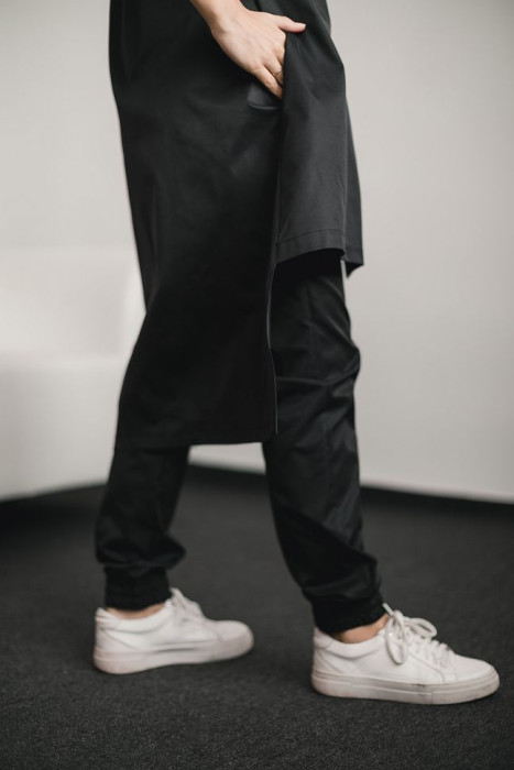 Shirt CONCORDIA dense black HD-SH-11001-BL