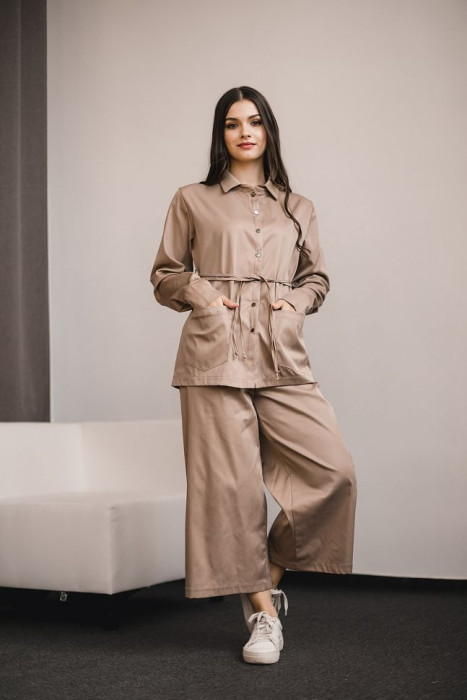 Trousers LAVERNA dense beige HD-TR-10708-BE