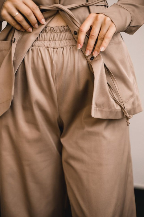 Trousers LAVERNA dense beige HD-TR-10708-BE