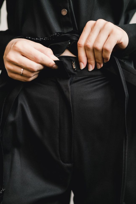 Trousers LAVERNA dense black HD-TR-10708-BL